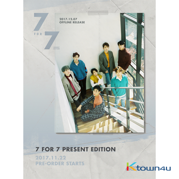 GOT7 (ガットセブン) - ミニアルバム 7集 [7 for 7] (PRESENT EDITION) (ランダムバージョン)