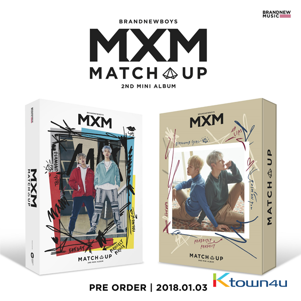 MXM (BRANDNEWBOYS) - Mini Album Vol.2 [MATCH UP] (Random Ver.)