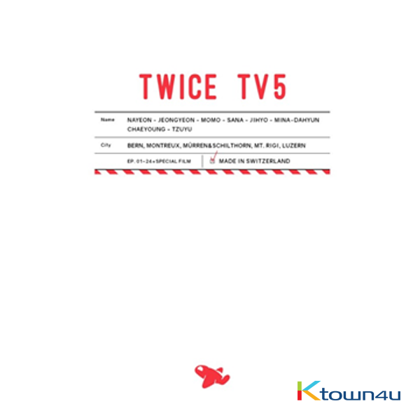 [DVD] TWICE - TWICE TV5 TWICE in SWITZERLAND DVD