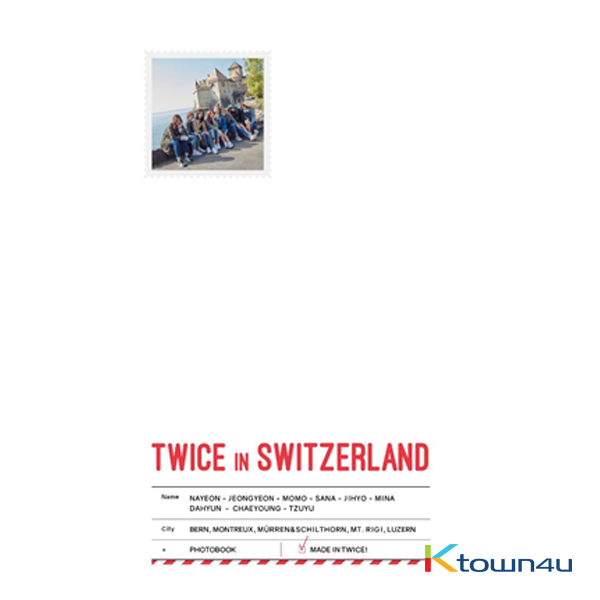 [Photobook] TWICE - TWICE TV5 TWICE in SWITZERLAND PHOTOBOOK