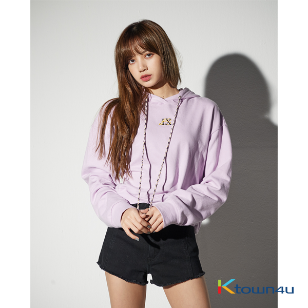 [LISA] [WOMEN'S] NONA9ON - EMBROIDERED HOODIE (PE)