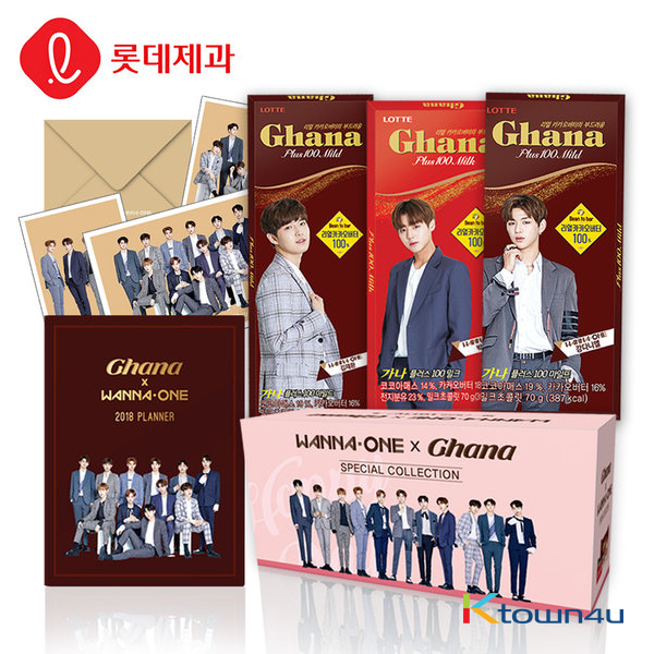 [LOTTE] Wanna one X Ghana Special Collection (Wanna one postcard 5p Limited Edition)