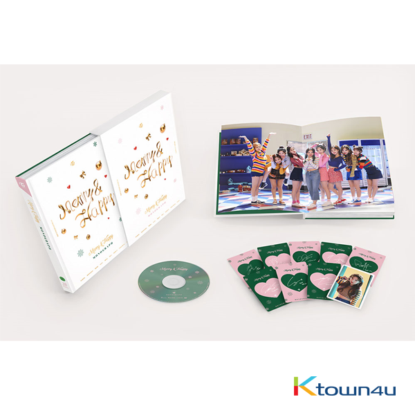 [Photobook&DVD] TWICE - TWICE Merry & Happy MONOGRAPH (Limited Edition)