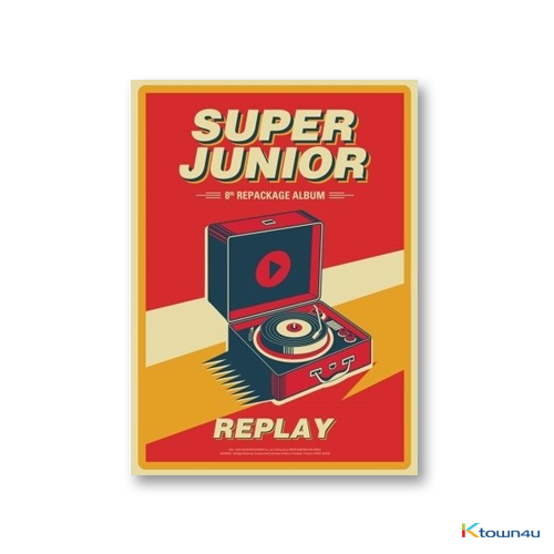 SUPER JUNIOR (スーパージュニア) - 正規8集リパッケージアルバム[REPLAY]