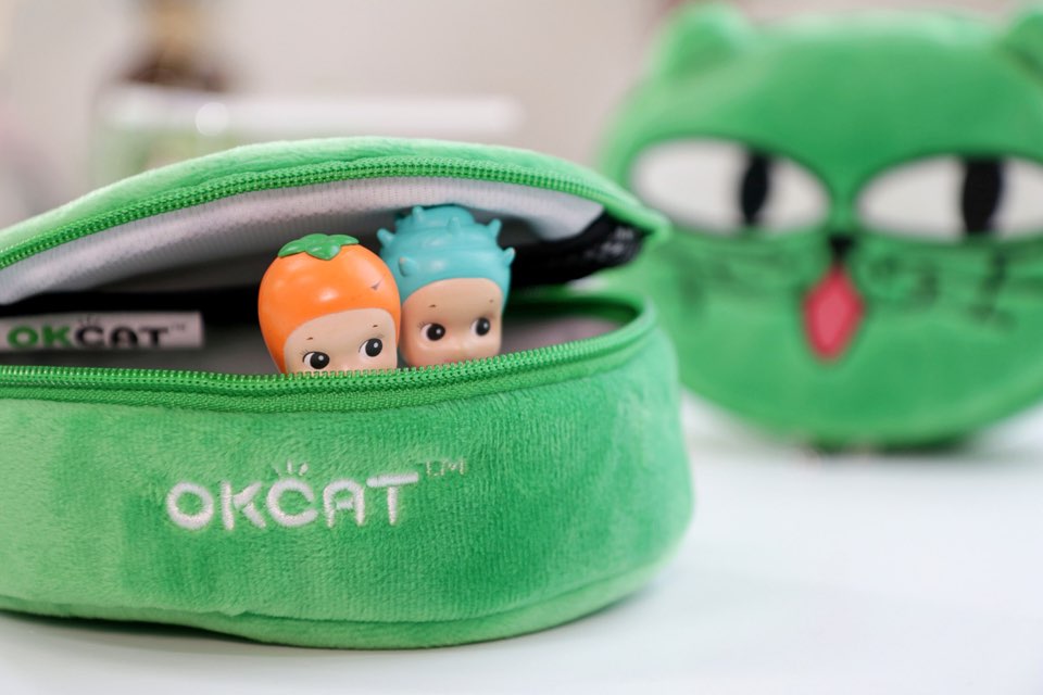 [+Free Pouch] [Color Set 3] [costagram] OKCAT - MILK FACE LIP CAPTURE TINT (#3030 Elsa frozen pink) + EYE SHADOW + LIP BALM