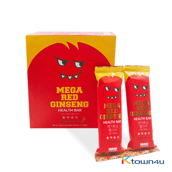 [韓国食品] メガ紅参ヘルスパ 1セット MEGA RED GINSENG HEALTH BAR  1SET