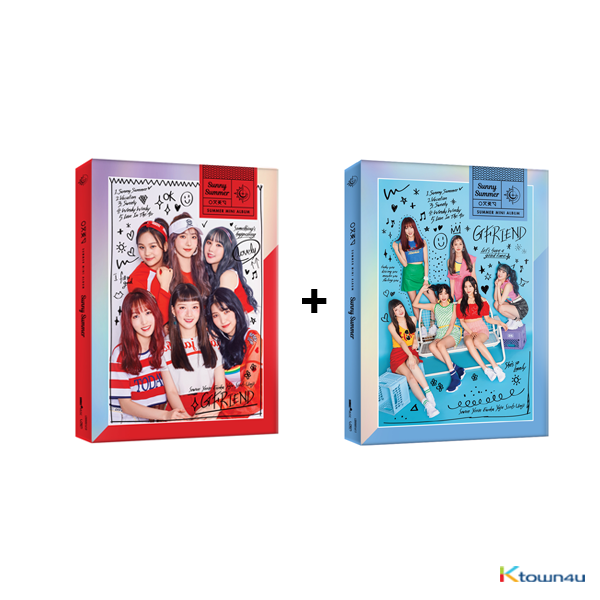 [세트상품][2CD 세트상품] 여자친구 - 여름 미니앨범 [Sunny Summer] (Sunny 버전. + Summer 버전) *포스터를 구입하려면 포스터 옵션을 선택하십시오.