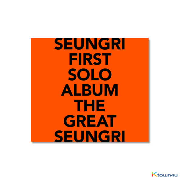 Big Bang : Seung Ri - Album Vol.1 [THE GREAT SEUNGRI] (ORANGE Ver.)