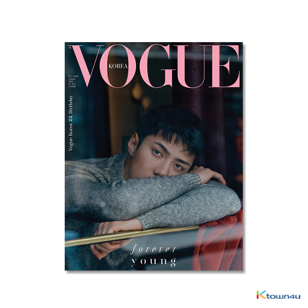 [杂志]EXO 吴世勋 VOGUE 2018.08月刊 B型（折叠海报）  