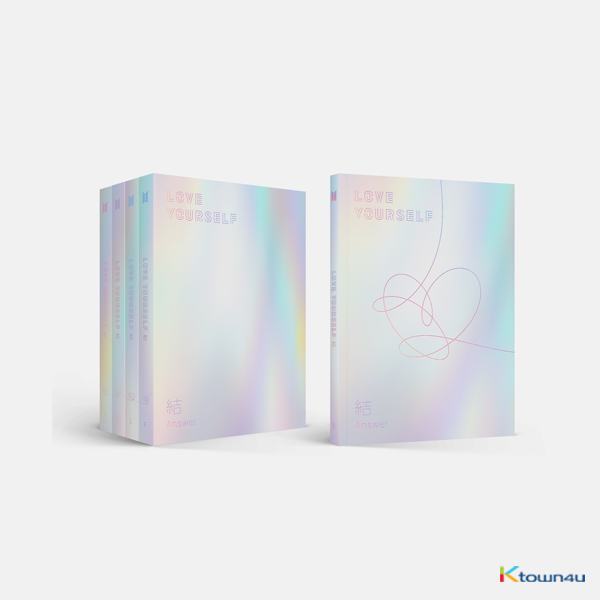 [SET][4Version Set] BTS - Repackage Album [LOVE YOURSELF 結 ‘Answer’] (S Ver. + E Ver. + L Ver. + F Ver.) * to buy poster, please select the poster option