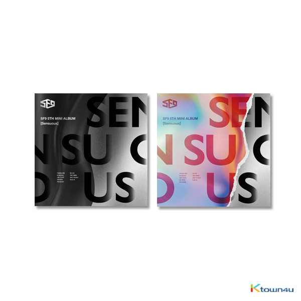 [SET][2CD SET] SF9 - Mini Album Vol.5 [Sensuous] (Hidden Emotion Ver. + Exploded Emotion Ver.) * to buy poster, please select the poster option