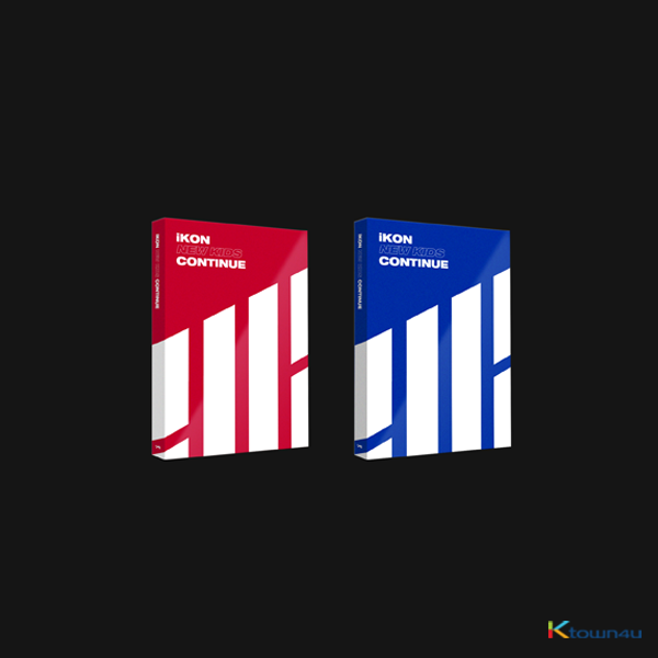 [SET][2CD SET] iKON - Mini Album [NEW KIDS : CONTINUE] (RED Ver. + BLUE Ver.) * to buy poster, please select the poster option