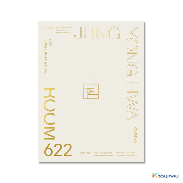 [DVD] 郑容和 - 2018 JUNG YONG HWA LIVE [ROOM 622] DVD (限量版)