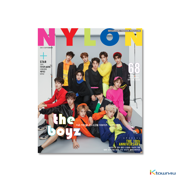 [韓国の雑誌][2018-09月]NYLONナイロン(THE BOYZ)
