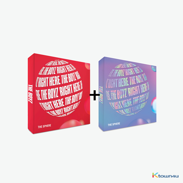 [2CD SET] THE BOYZ - 1st Single Album [THE SPHERE] (REAL Ver. + DREAM Ver.) * to buy poster, please select the poster option