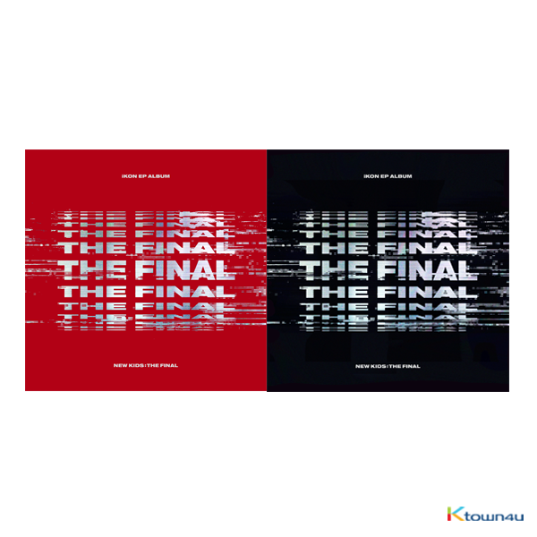 [세트상품][2CD 세트상품] 아이콘 - EP 앨범 [NEW KIDS : THE FINAL] (RED 버전 + BLACK 버전)