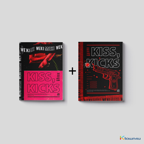 [2CD 套装] Weki Meki - 单曲1辑 [KISS, KICKS] (KISS版 + KICKS版)