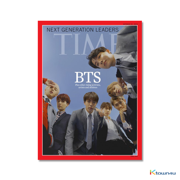 [foreign books] Time - Asia Ed. 2018.10.22 (Time Asia Edition : BTS Cover) *A3 Poster gift