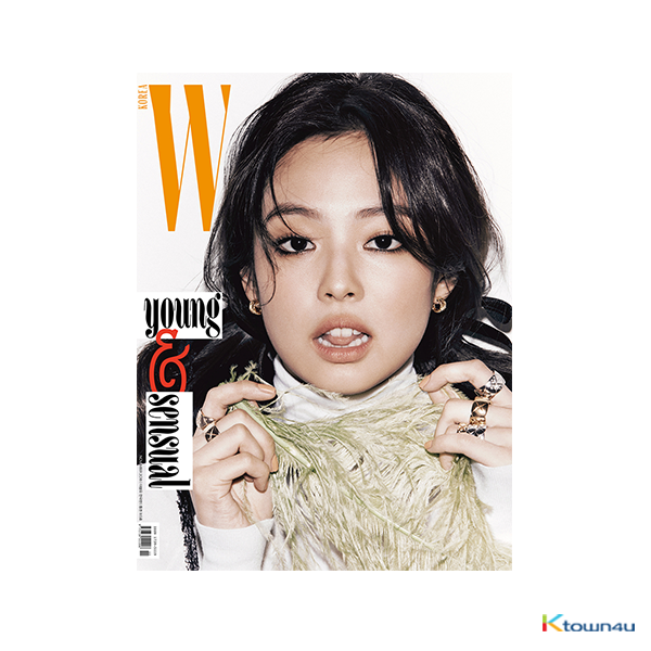 W KOREA 2018.11 C Type (BLACKPINK : JENNIE, EXO : KAI)