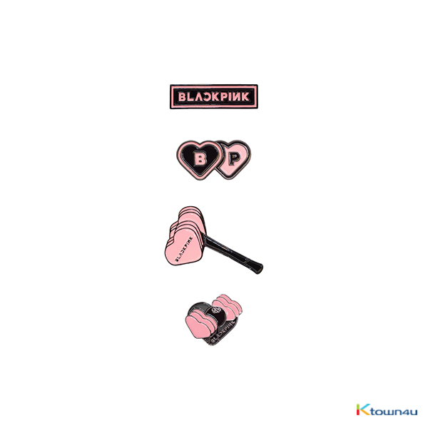 BLACKPINK - IN YOUR AREA PIN BADGE (HEART) 徽章 爱心款