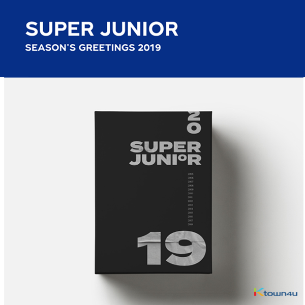 Super Junior - 2019 SEASON'S GREETINGS 台历套装 (独家特典 : 大尺寸明信片1张 115*170 )