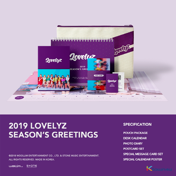 Lovelyz - 2019 台历套装 2019 SEASON'S GREETINGS
