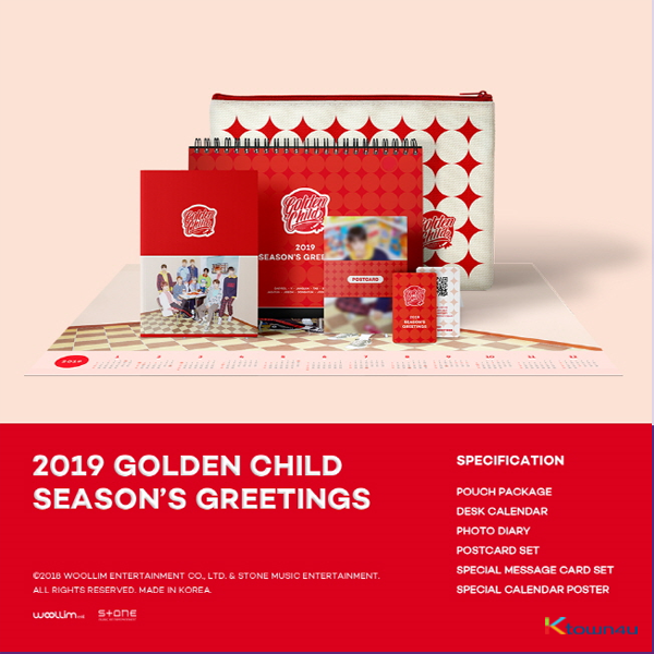 Golden Child - 2019 台历套装 2019 SEASON'S GREETINGS