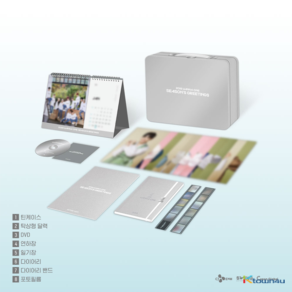 [Not for Sale] WANNA ONE - 2019 SEASON'S GREETING + BEHIND BOOK