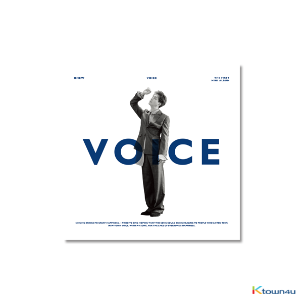 SHINee : ONEW - Mini Album Vol.1 [VOICE] (Blue Ver.)