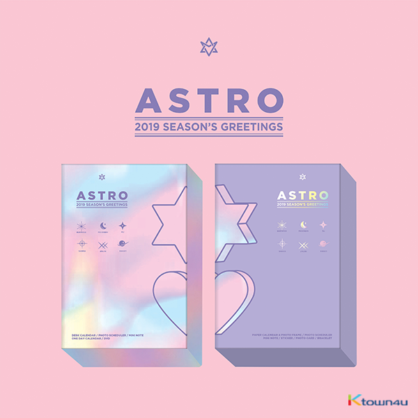 [2版本套装] ASTRO - 2019 SEASON'S GREETING (SUNNY DAY版 + HOLIDAY版) 2019年 台历套装