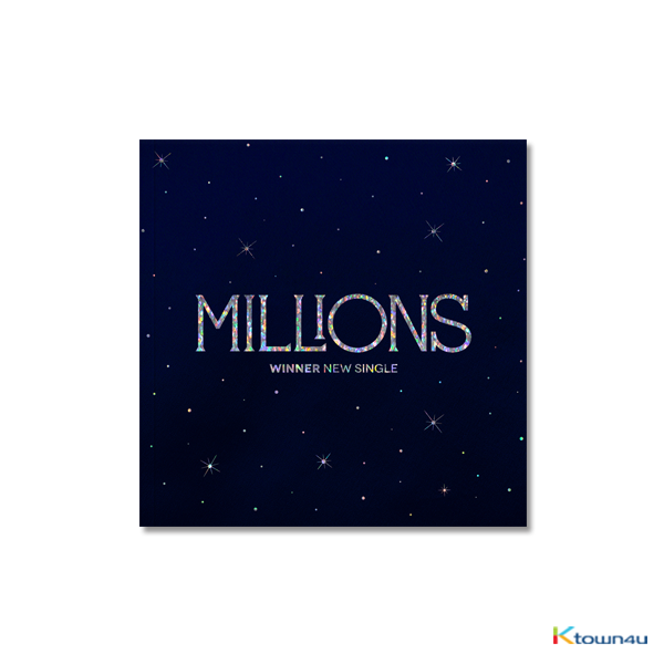 [2CD セット] WINNER - ニューシングルアルバム [MILLIONS] (BLUE LIGHT Ver. + WHITE LIGHT Ver.)