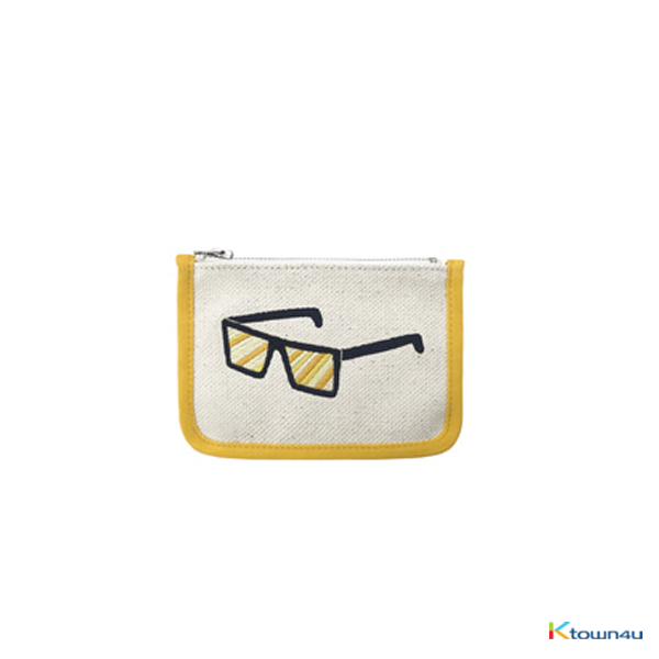 [SKULLHONG] SUNGLASS EMBROIDERY CARD WALLET [18SS]　カードウォレット