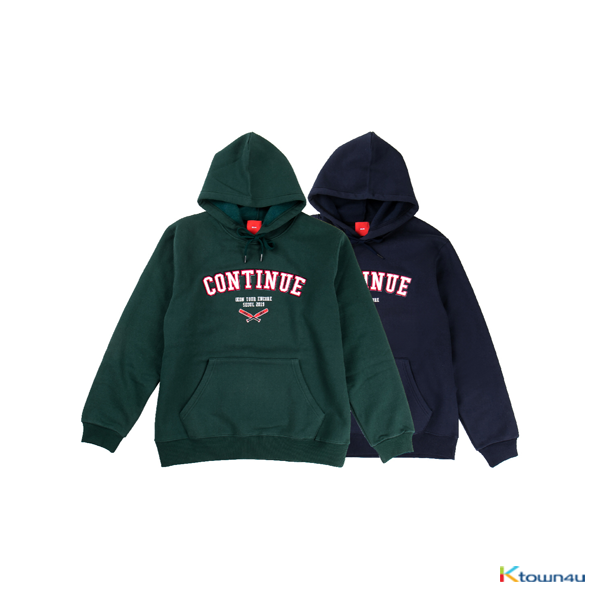 iKON - CONTINUE ENCORE カレッジパーカー (GREEN L) (公式グッズ)