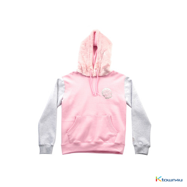 [SKULLHONG] PINK FUR HOOD [16FW]