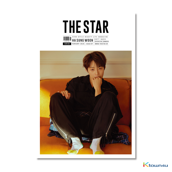 【杂志】THE STAR 2019.02 B Type (河成云 / GOT7 : MARK / SEVENTEEN / CHUNG HA) *Bromide Gift