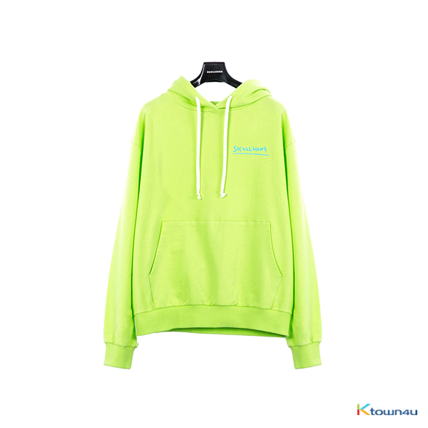 [SKULLHONG] SPACE HOODIE YELLOEW GREEN [19SS] スペースフーディー イエローグリーン