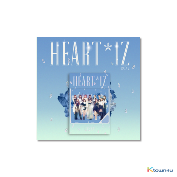 아이즈원 - 미니앨범 2집 [HEART*IZ] (Sapphire 버전) (키노앨범)