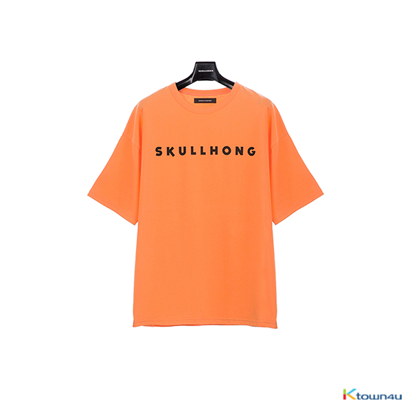 [SKULLHONG] Logo T-Shirt Orange [19SS]