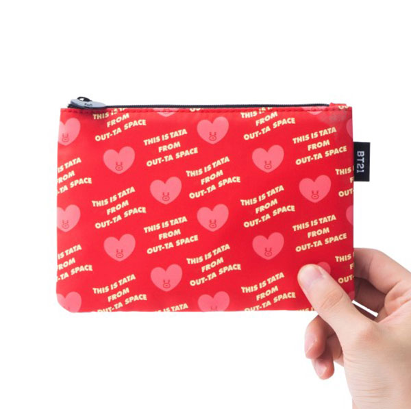 [BT21] TATA Pattern Multi Pouch