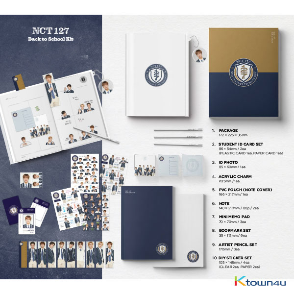 NCT 127 - 2019 NCT 127 Back to School Kit *Ktown4u Preorder benefit : Big Postcard 115*170mm 1p