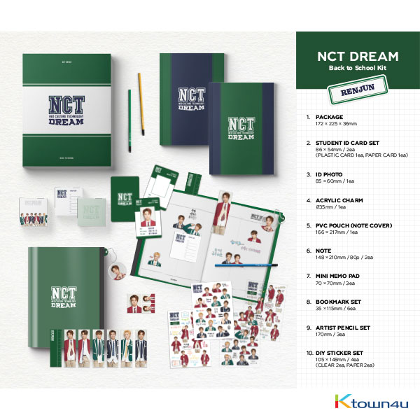 NCT DREAM - 2019 NCT DREAM Back to School Kit (RENJUN) 