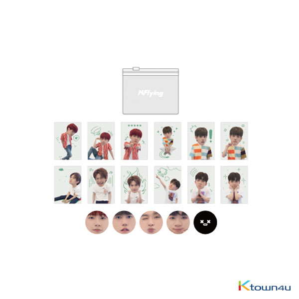N.Flying - STICKER SET A ver. [FLY HIGH PROJECT OFFICIAL MD] *If Pre-order qty is not enough to producing , you ordered item can be canceled.