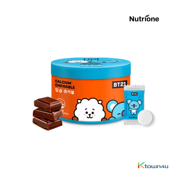 [Nutrione] BT21 Calcium Chewable 1500mg (Kokoa)