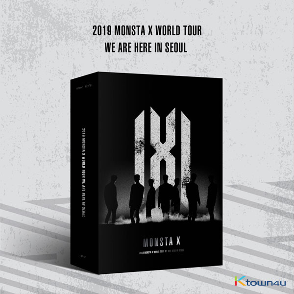 MONSTA X - 2019 MONSTA X WORLD TOUR [WE ARE HERE] IN SEOUL KiT VIDEO *Due to the built-in battery inside, only 1 item can be shipped per package