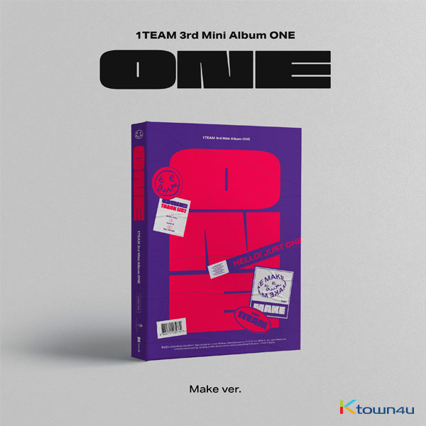 원팀 (1TEAM) - 미니앨범 3집 [ONE] (Make 버전) 