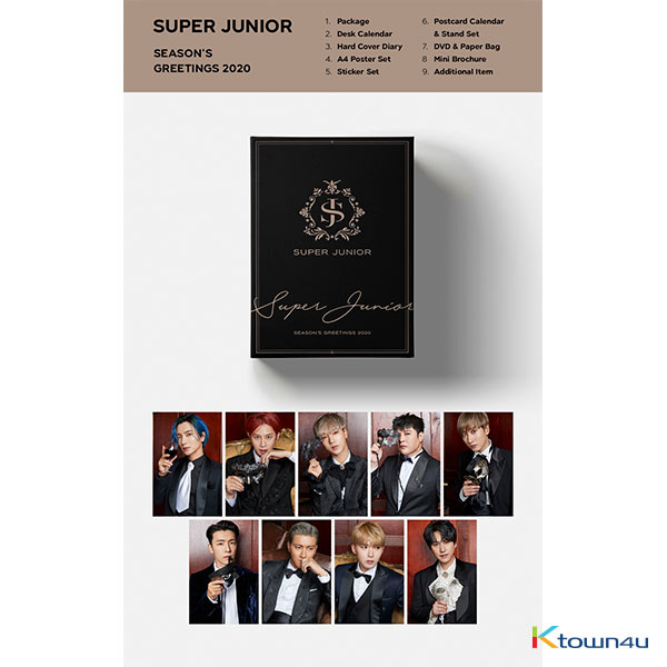 Super Junior - 2020 SEASON'S GREETINGS (Only Ktown4u's Special Gift : All Member Photocard set) 