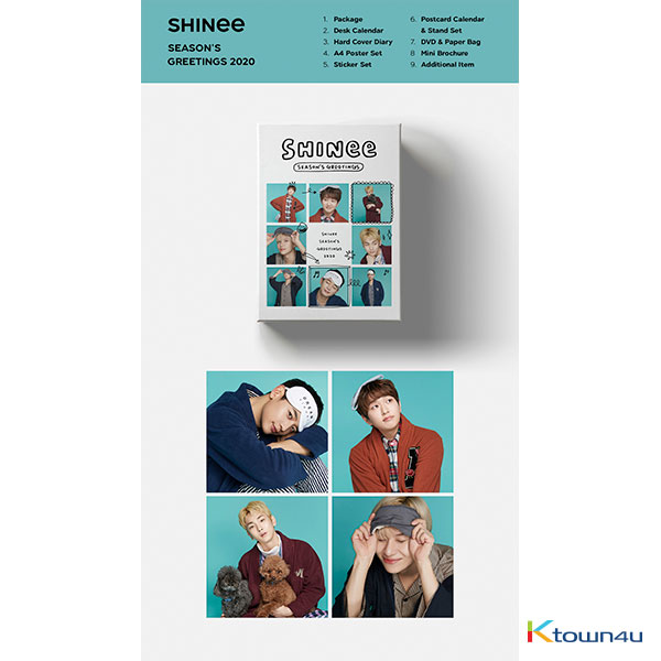 【韓国盤】 SHINee - 2020 SEASON'S GREETINGS (Ktown4uスペシャル特典：オールメンバーのフォトカードセット)