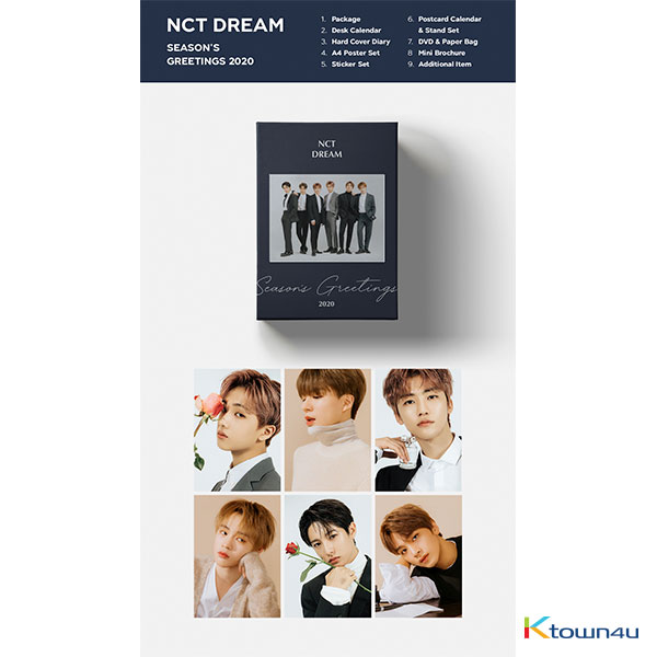 NCT DREAM - 2020 SEASON'S GREETINGS (Only Ktown4u's Special Gift : All Member Photocard set) 