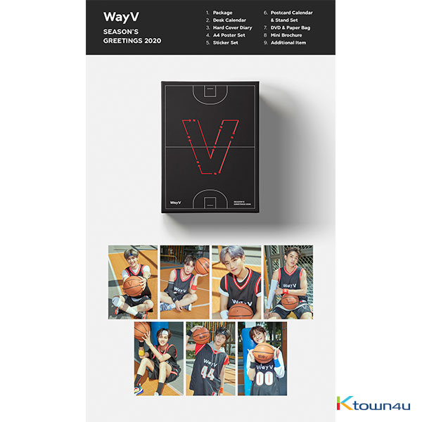 WayV - 2020 SEASON'S GREETINGS (Only Ktown4u's Special Gift : All Member Photocard set) 