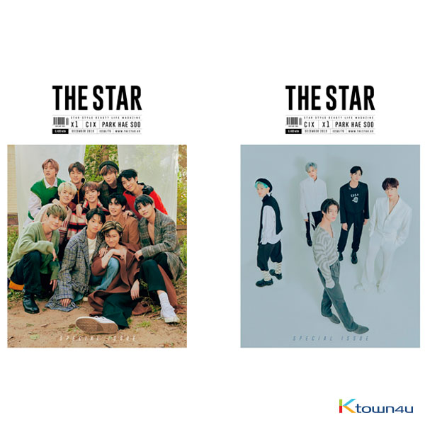 THE STAR 2019.12 (Front Cover : CIX / Back Cover : X1)